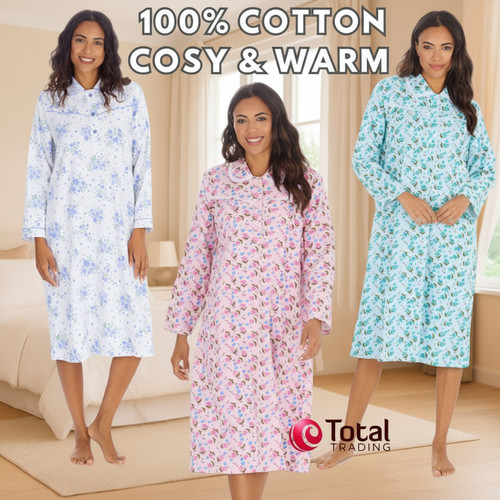 Ladies nightdress brushed - ladies,