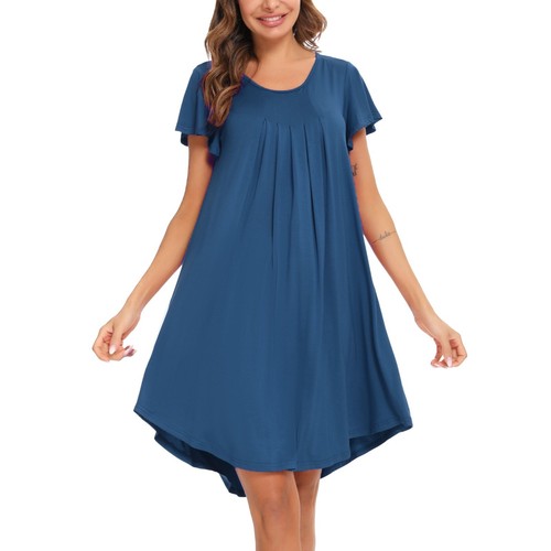 Womens soft sleepwear pleated - womens,
