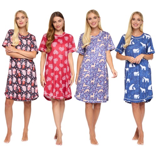 Womens nightdress jersey knit - jersey,
