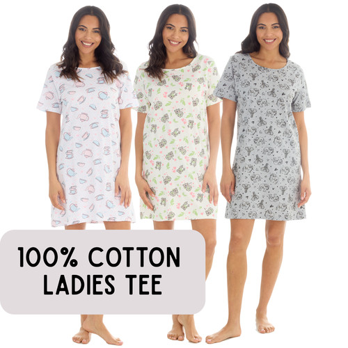 Womens short sleeve nightie - womens,