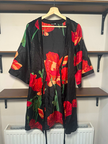 Black floral print - h&m,
