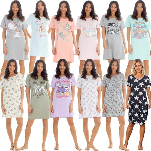 Ladies cotton nightdress - ladies,