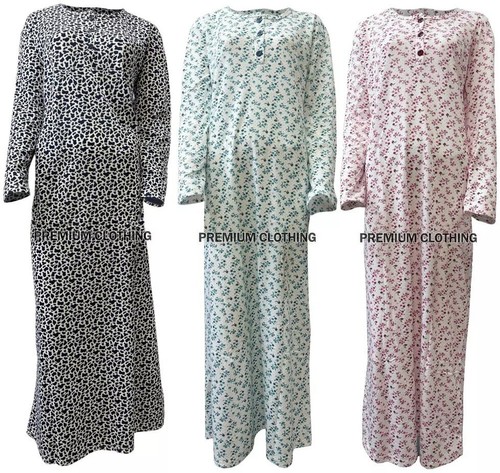 Ladies thermal nightie long - ladies,