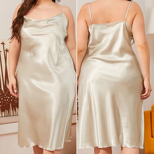 Plus size female nightgown - plus,