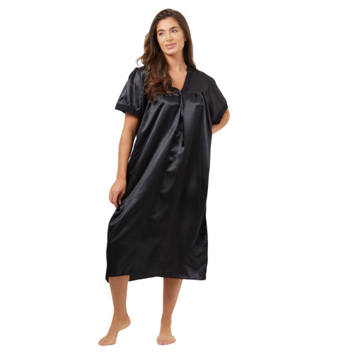 Ladies satin nightdress silky - ladies,