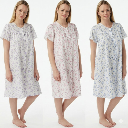 Marlon ladies nightdress short - nightdress,