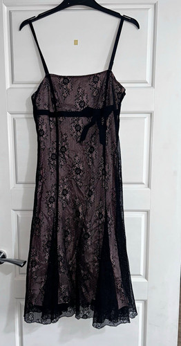 Next black pink sheer - black,