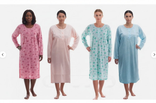 Ladies cotton rich - rich, nightdress